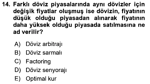 İktisada Giriş 2 2024-2025 Dönem Sonu Sınavı - 14. soru