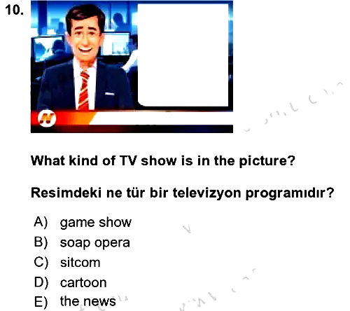 İngilizce - 1 2023-2024 Ara Sınav - 10. soru