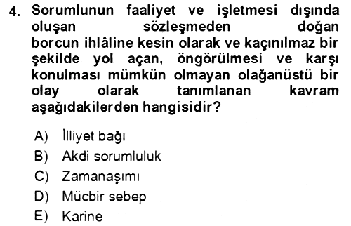 İş Sağlığı ve Güvenliği 2022-2023 Dönem Sonu Sınavı - 4. soru
