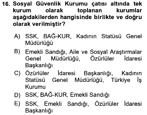 Kamu Maliyesi 2016-2017 Ara Sınav - 16. soru