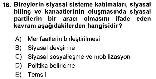 Kamu Maliyesi 2022-2023 Ara Sınav - 16. soru