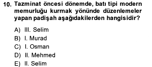 Kamu Personel Hukuku 2014-2015 Ara Sınav - 10. soru
