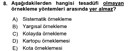 Pazarlama Yönetimi 2016-2017 Ara Sınav - 8. soru