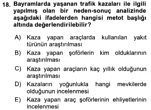 Proje Yönetimi 2015-2016 Ara Sınav - 18. soru