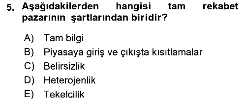 Sağlık Ekonomisi 2017-2018 Ara Sınav - 5. soru