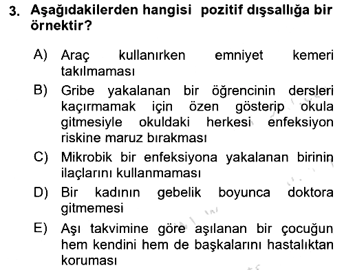 Sağlık Ekonomisi 2019-2020 Ara Sınav - 3. soru