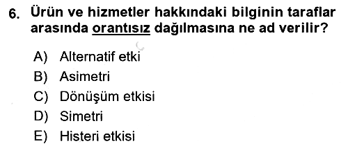 Sağlık Ekonomisi 2021-2022 Ara Sınav - 6. soru