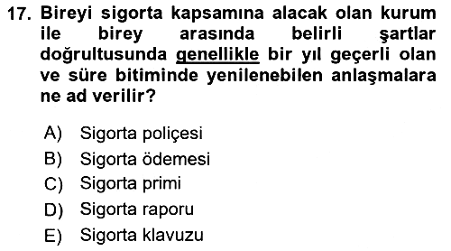 Sağlık Ekonomisi 2022-2023 Ara Sınav - 17. soru
