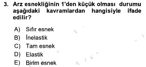 Sağlık Ekonomisi 2021-2022 Dönem Sonu Sınavı - 3. soru