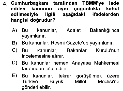 Sağlık Hukuku 2017-2018 Ara Sınav - 4. soru