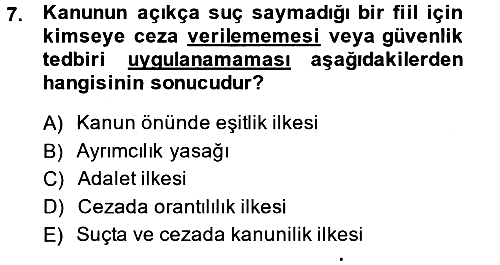 Sağlık Hukuku 2013-2014 Dönem Sonu Sınavı - 7. soru