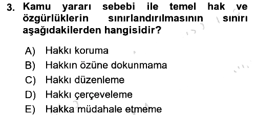 Sağlık Hukuku 2016-2017 Dönem Sonu Sınavı - 3. soru