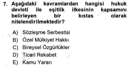 Sağlık Hukuku 2024-2025 Dönem Sonu Sınavı - 7. soru