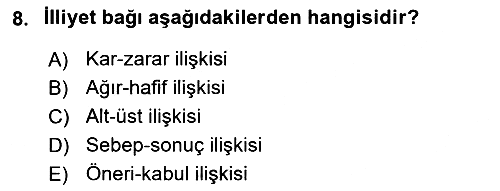 Sağlık Hukuku 2024-2025 Dönem Sonu Sınavı - 8. soru