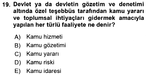 Sağlık Hukuku 2022-2023 Yaz Okulu Sınavı - 19. soru