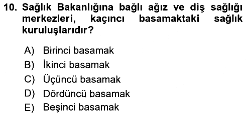 Sağlık İşletmelerinde Davranış 2023-2024 Ara Sınav - 10. soru