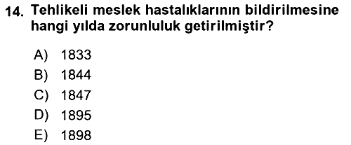 Sağlık İşletmelerinde İnsan Kaynakları Yönetimi 2020-2021 Yaz Okulu Sınavı - 14. soru