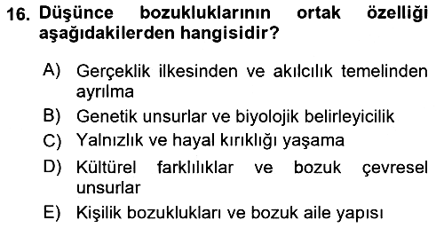 Sağlık Kurumlarında İletişim 2023-2024 Ara Sınav - 16. soru