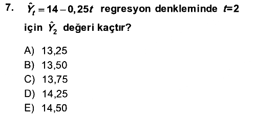 Sağlık Kurumlarında Operasyon Yönetimi 2013-2014 Ara Sınav - 7. soru