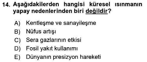 Sağlık Politikaları 2021-2022 Dönem Sonu Sınavı - 14. soru