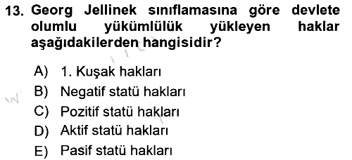 Sağlık Politikaları 2020-2021 Yaz Okulu Sınavı - 13. soru