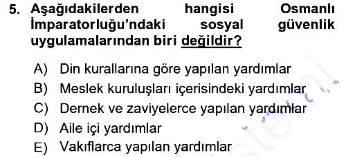Sağlık Sigortacılığı 2015-2016 Dönem Sonu Sınavı - 5. soru