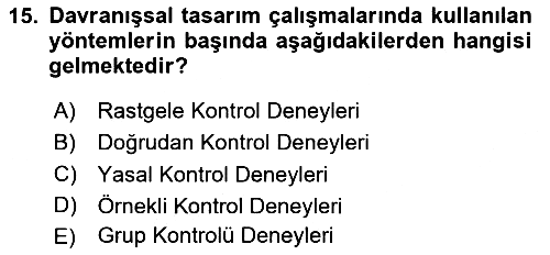 Sağlık Yönetiminde Halkla İlişkiler 2025-2026 Dönem Sonu Sınavı - 15. soru