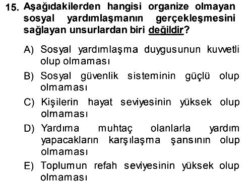 Sosyal Güvenlik 2013-2014 Ara Sınav - 15. soru
