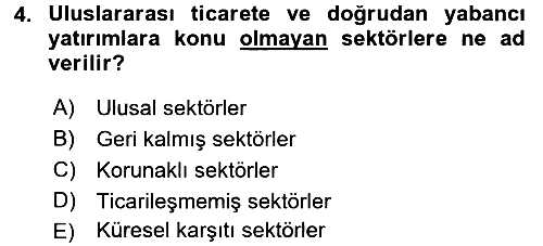 Stratejik Yönetim 2 2015-2016 Dönem Sonu Sınavı - 4. soru