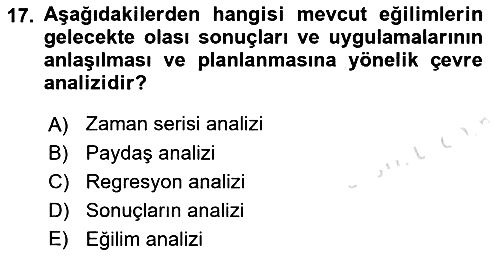 Stratejik Yönetim 2 2022-2023 Yaz Okulu Sınavı - 17. soru