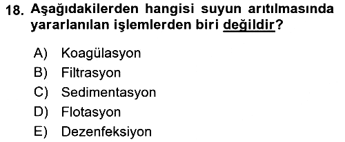 Temel İlkyardım Bilgisi 2016-2017 3 Ders Sınavı - 18. soru