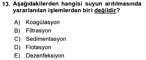 Temel İlkyardım Bilgisi 2017-2018 3 Ders Sınavı - 13. soru