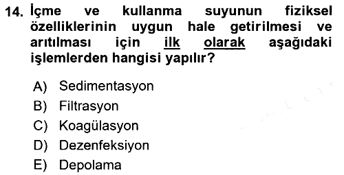 Temel İlkyardım Bilgisi 2017-2018 Dönem Sonu Sınavı - 14. soru