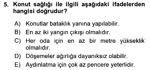 Temel Sağlık Hizmetleri 2023-2024 Ara Sınav - 5. soru