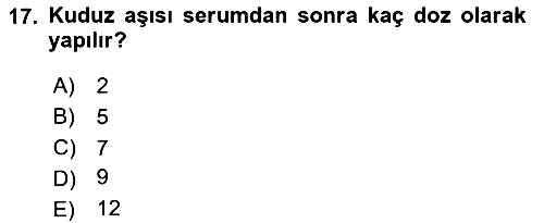 Temel Sağlık Hizmetleri 2023-2024 Ara Sınav - 17. soru