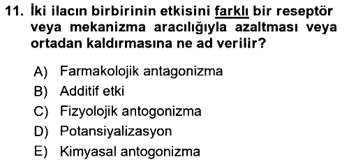 Temel Sağlık Hizmetleri 2015-2016 Dönem Sonu Sınavı - 11. soru