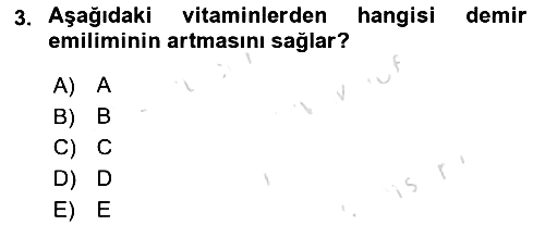 Temel Sağlık Hizmetleri 2023-2024 Dönem Sonu Sınavı - 3. soru