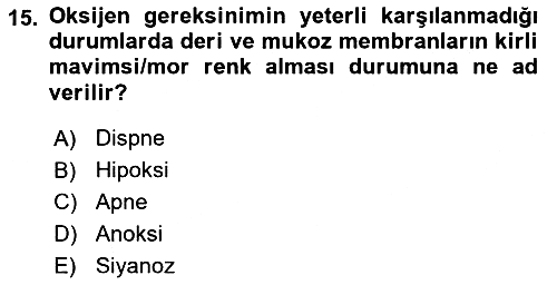 Temel Sağlık Hizmetleri 2023-2024 Dönem Sonu Sınavı - 15. soru