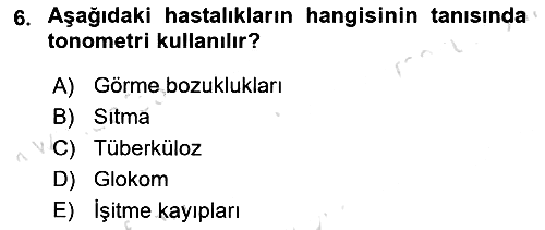 Temel Sağlık Hizmetleri 2025-2026 Dönem Sonu Sınavı - 6. soru