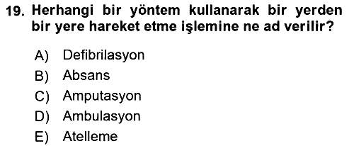 Temel Sağlık Hizmetleri 2025-2026 Dönem Sonu Sınavı - 19. soru