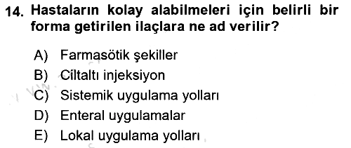 Temel Sağlık Hizmetleri 2022-2023 Yaz Okulu Sınavı - 14. soru