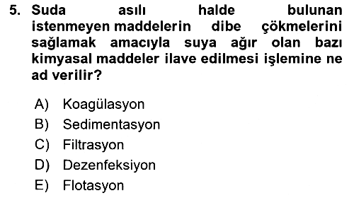 Temel Sağlık ve Hastalık Bilgisi 2021-2022 Dönem Sonu Sınavı - 5. soru