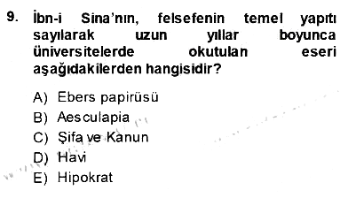 Tıbbi Belgeleme 2013-2014 Ara Sınav - 9. soru