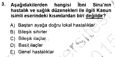 Tıbbi Belgeleme 2014-2015 Ara Sınav - 3. soru