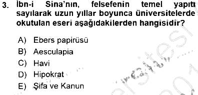 Tıbbi Belgeleme 2015-2016 Ara Sınav - 3. soru