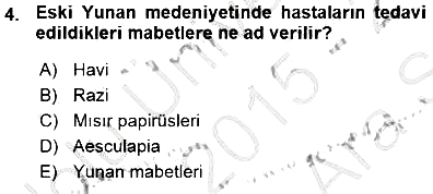 Tıbbi Belgeleme 2015-2016 Ara Sınav - 4. soru
