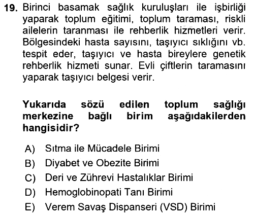 Tıbbi Belgeleme 2023-2024 Dönem Sonu Sınavı - 19. soru