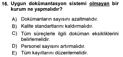 Tıbbi Belgeleme 2025-2026 Dönem Sonu Sınavı - 16. soru