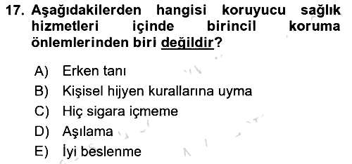 Tıbbi Belgeleme 2020-2021 Yaz Okulu Sınavı - 17. soru