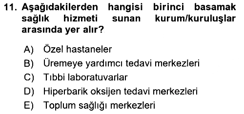Tıp Terimleri 2024-2025 Ara Sınav - 11. soru